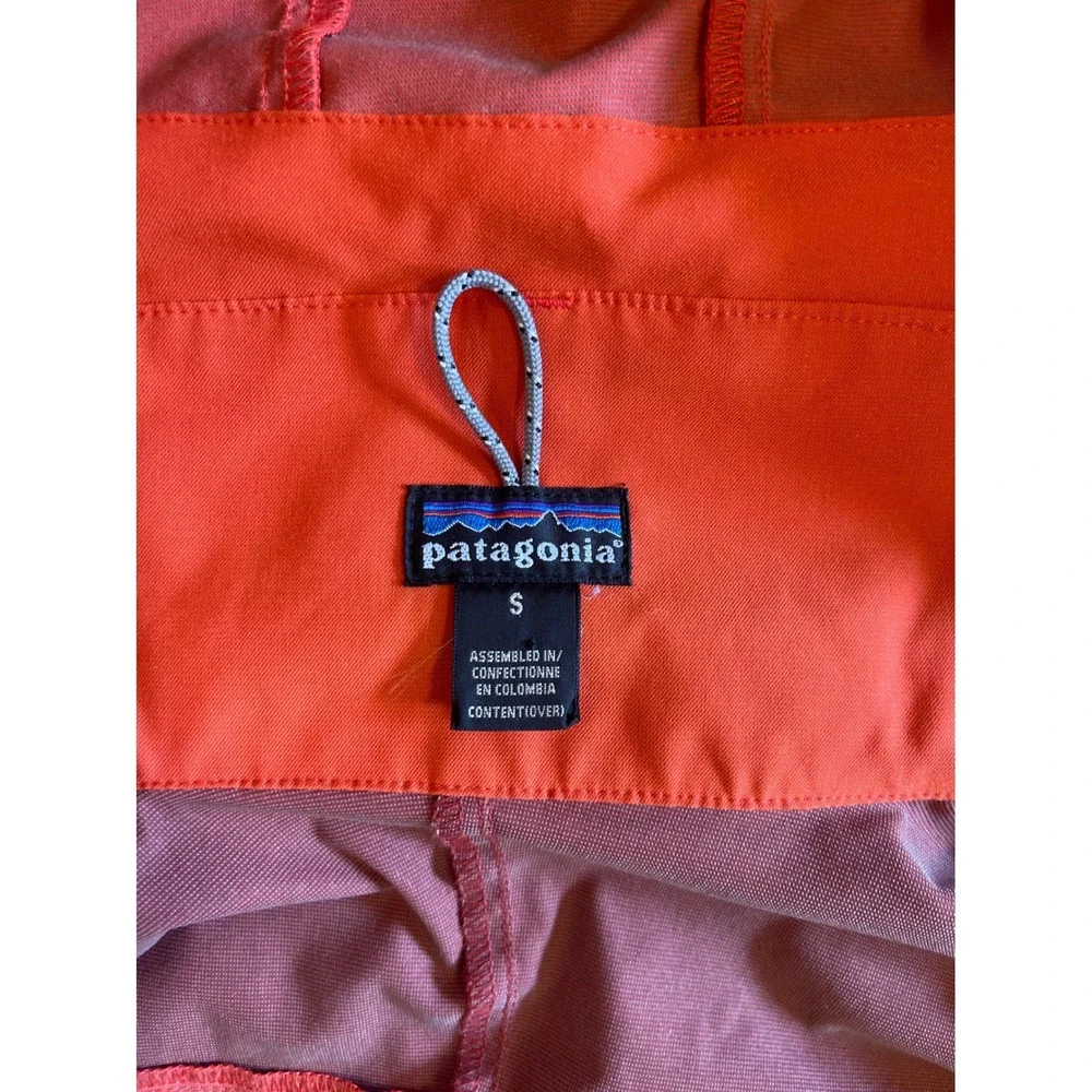 Patagonia Dimension R VTG Orange Red Softshell Jacket Mens S Womens M Full Zip